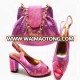 New coming shoes and bag set for ladies shoes and clutch to match women in Wedding shoes and bags to match